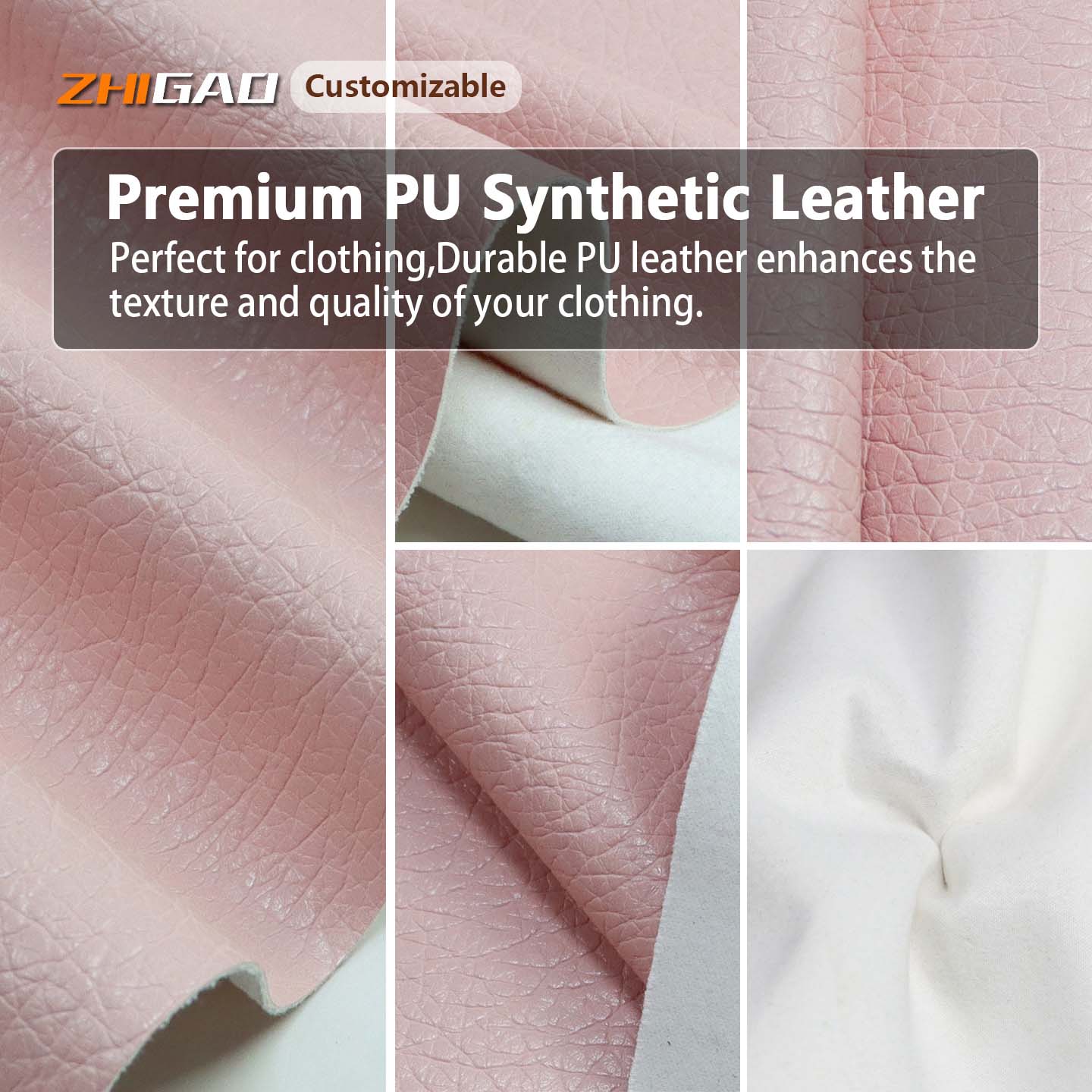 Synthetisch PU-leer voor kleding Synthetisch PU-leer voor kleding