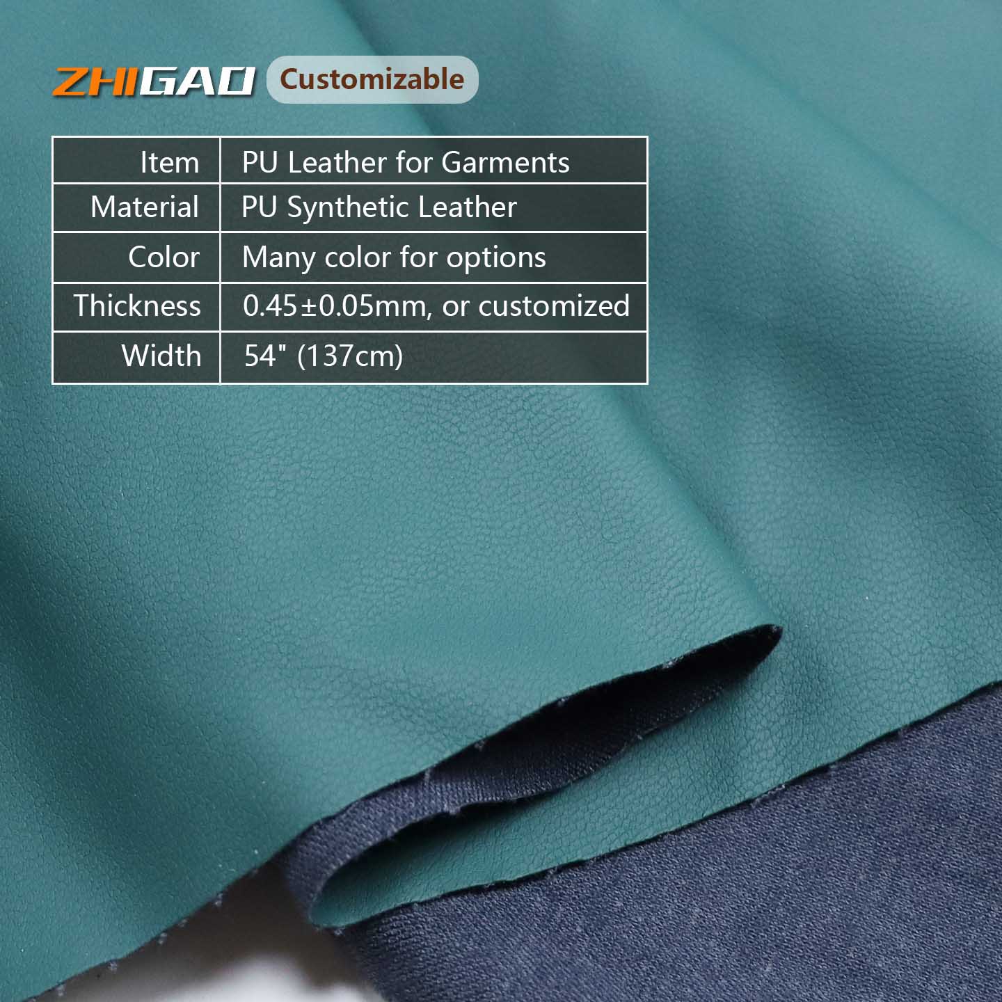 PU-leerstof voor kleding