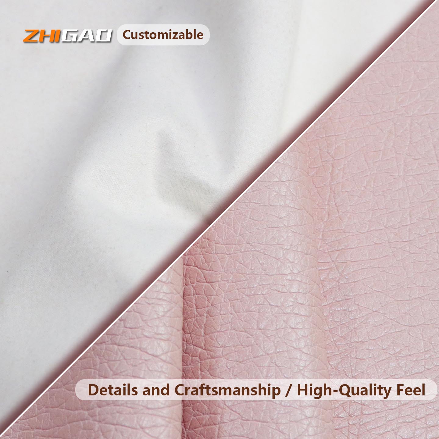 Synthetisch PU-leer voor kleding
