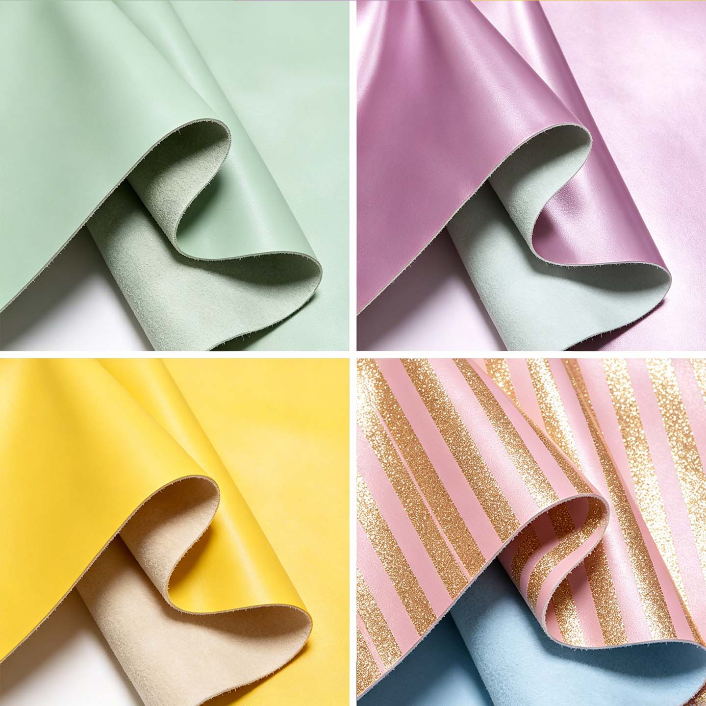 Ultrazacht PU-leer met lamsleerlook voor kleding Moderne kleding of jurk en nauwsluitende rok
