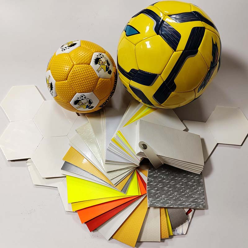 Verschillende patronen PU synthetische ballen voetballeer