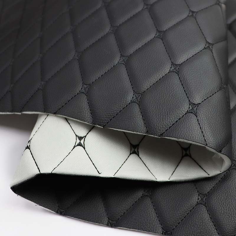 Geborduurd composiet schuim PVC lederen autostoelhoesstof