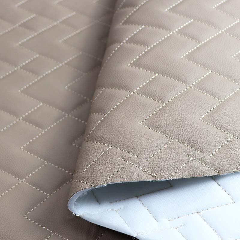 Schuimende steek, slijtvast auto's PVC kunstleer materiaal Schuimende steek, slijtvast auto's PVC kunstleer materiaal