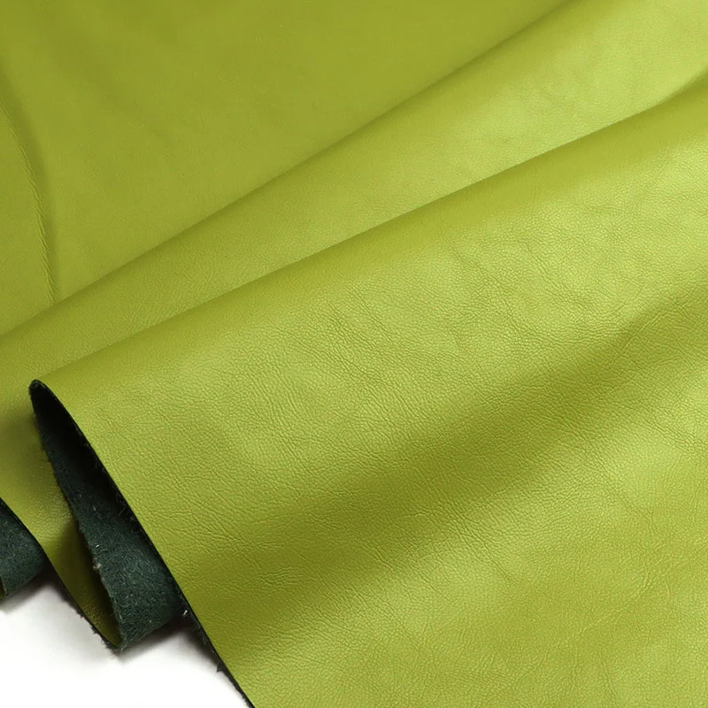 Suede dezelfde kleur PU-kunstleer kledingstof