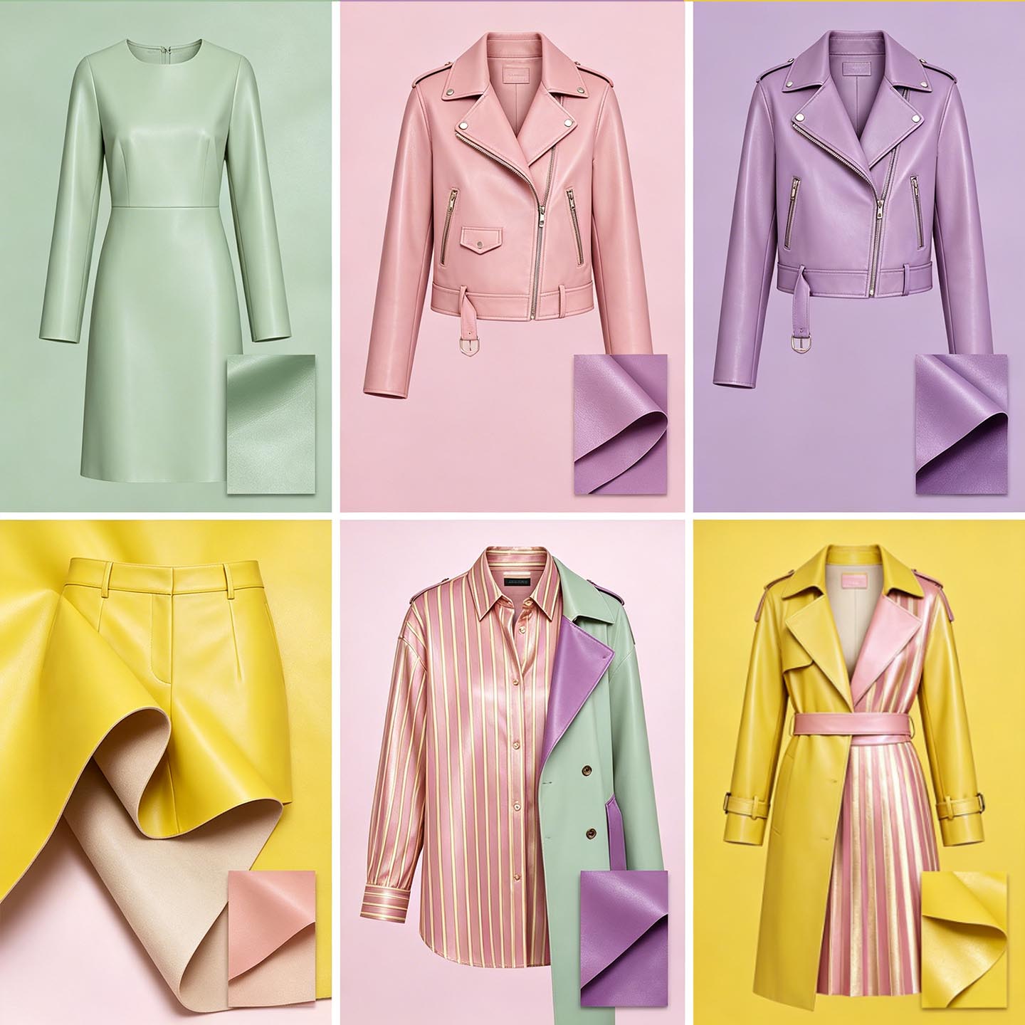 Ultrazacht PU-leer met lamsleerlook voor kleding Moderne kleding of jurk en nauwsluitende rok Ultrazacht PU-leer met lamsleerlook voor kleding Moderne kleding of jurk en nauwsluitende rok